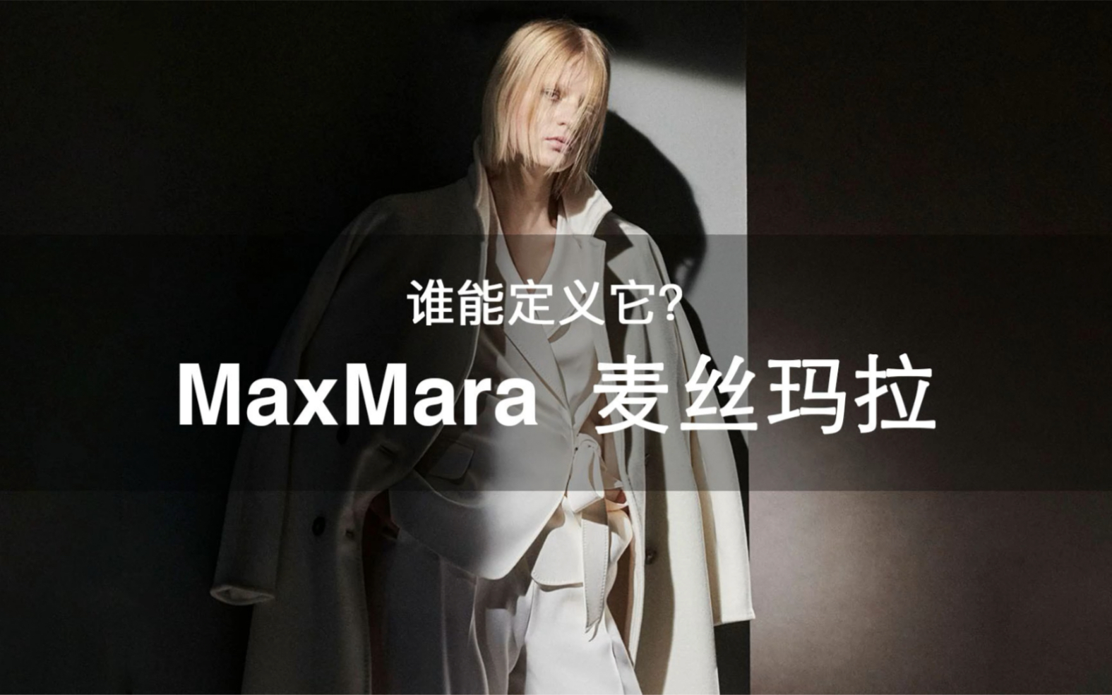 108个大牌科普 | 第60期 谁能定义它?MaxMara 麦丝玛拉哔哩哔哩bilibili