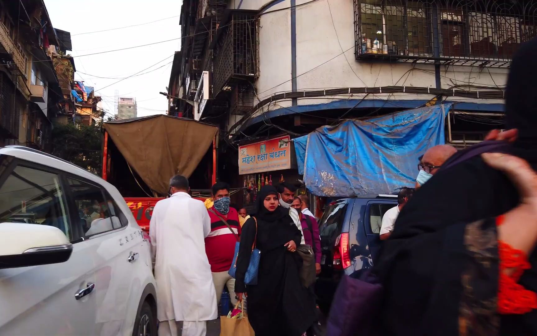 [图]【4K】孟买街头边走边拍----SOUTH MUMBAI的CRAWFORD ROAD