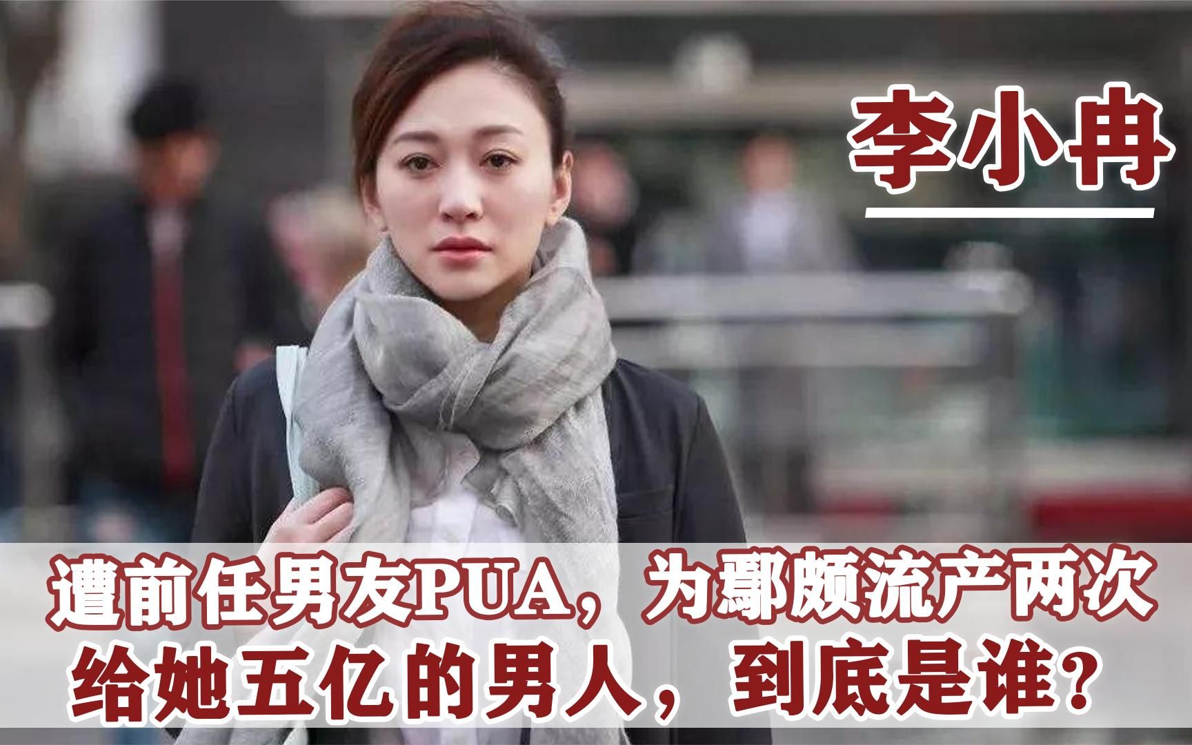 李小冉狗血情史:孙东海砍鄢颇20刀,那个给他5亿的男人又是谁?