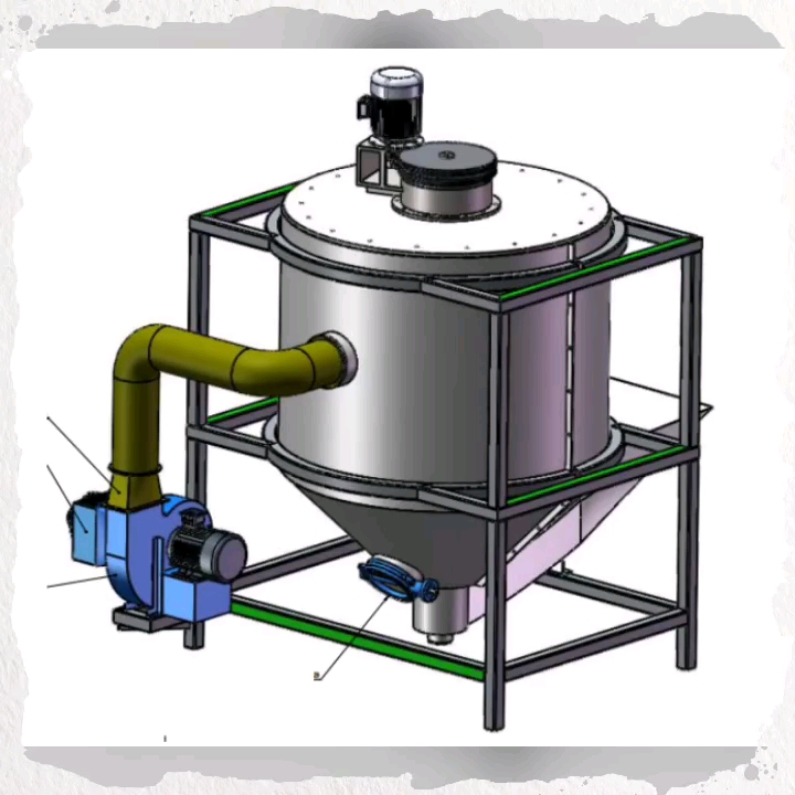 基于solidworks谷物烘干机机械结构及PLC控制系统设计 机电一体化优秀毕业设计!哔哩哔哩bilibili