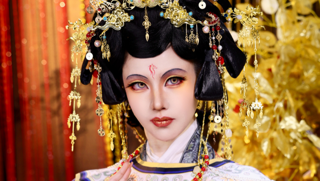 【初九】马年神仙妆来咯~-初九Haimon-初九Haimon-哔哩哔哩视频