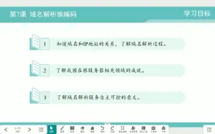 Download Video: 域名解析 人教版初中信息科技 有点难