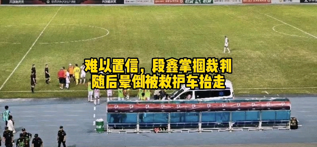 一大巴掌!段鑫掌掴裁判,气的晕倒上救护车,禁赛半年起步哔哩哔哩bilibili