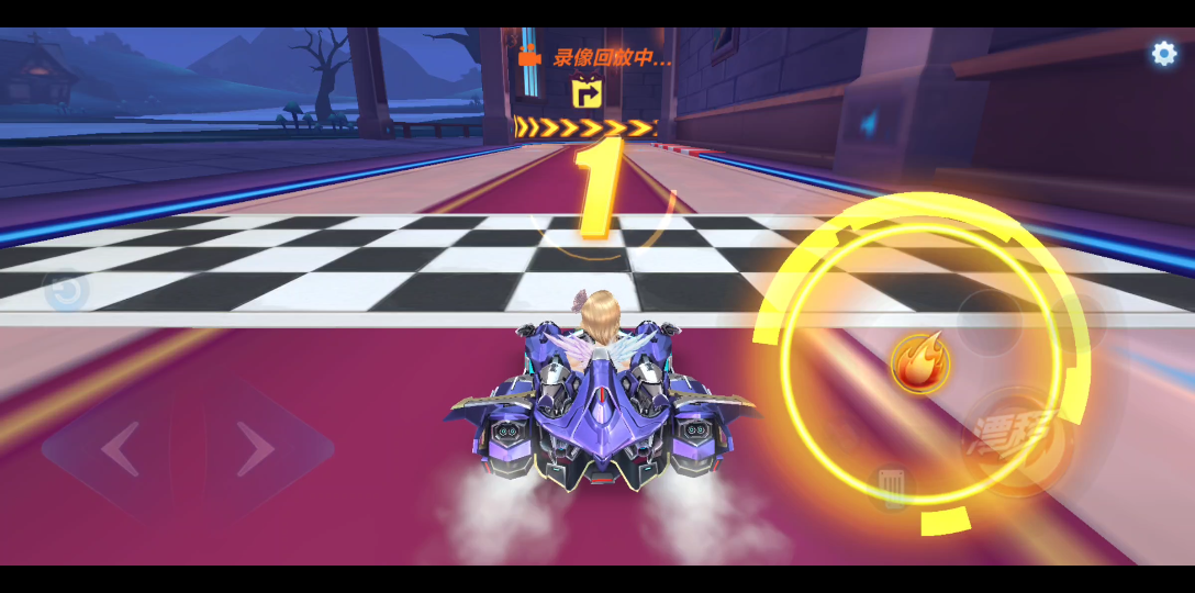 [简易跑法]《qq飞车手游》月光之城1.26.93