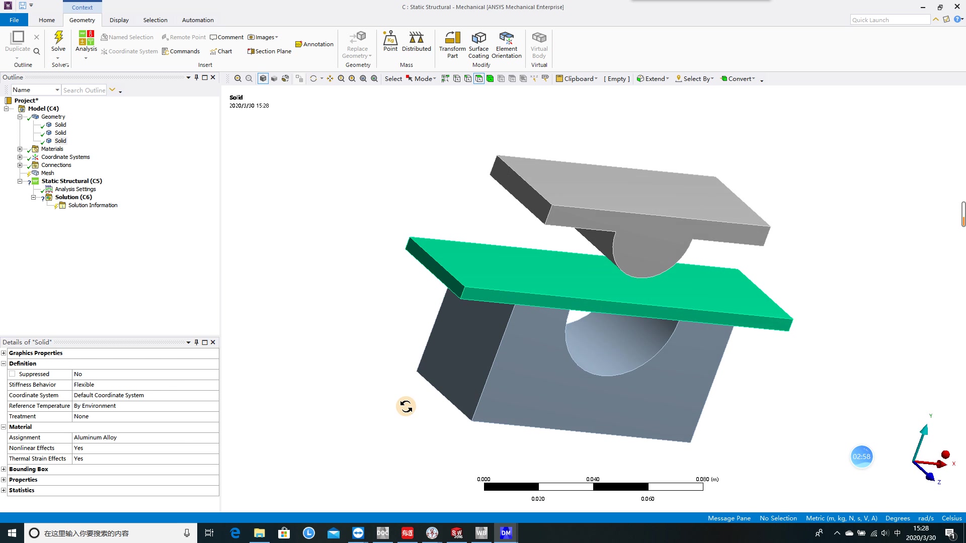 [图]ansys workbench 冲压成型（静力学）