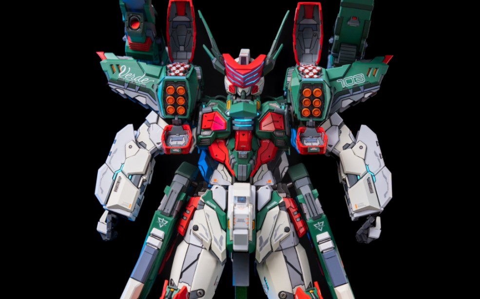 一四二工作室≡mg1/100翠绿暴风高达gk,此时画上个完美的句号了