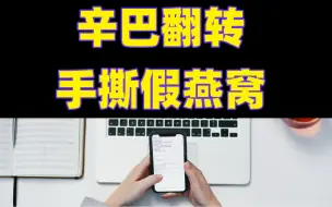 Download Video: 辛巴翻转手撕假燕窝