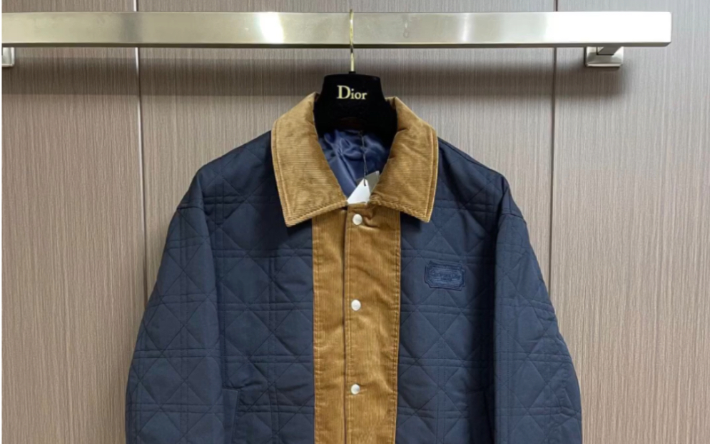 说一下原单dior迪奥新款男士珩缝刺绣飞行员短款夹克外套