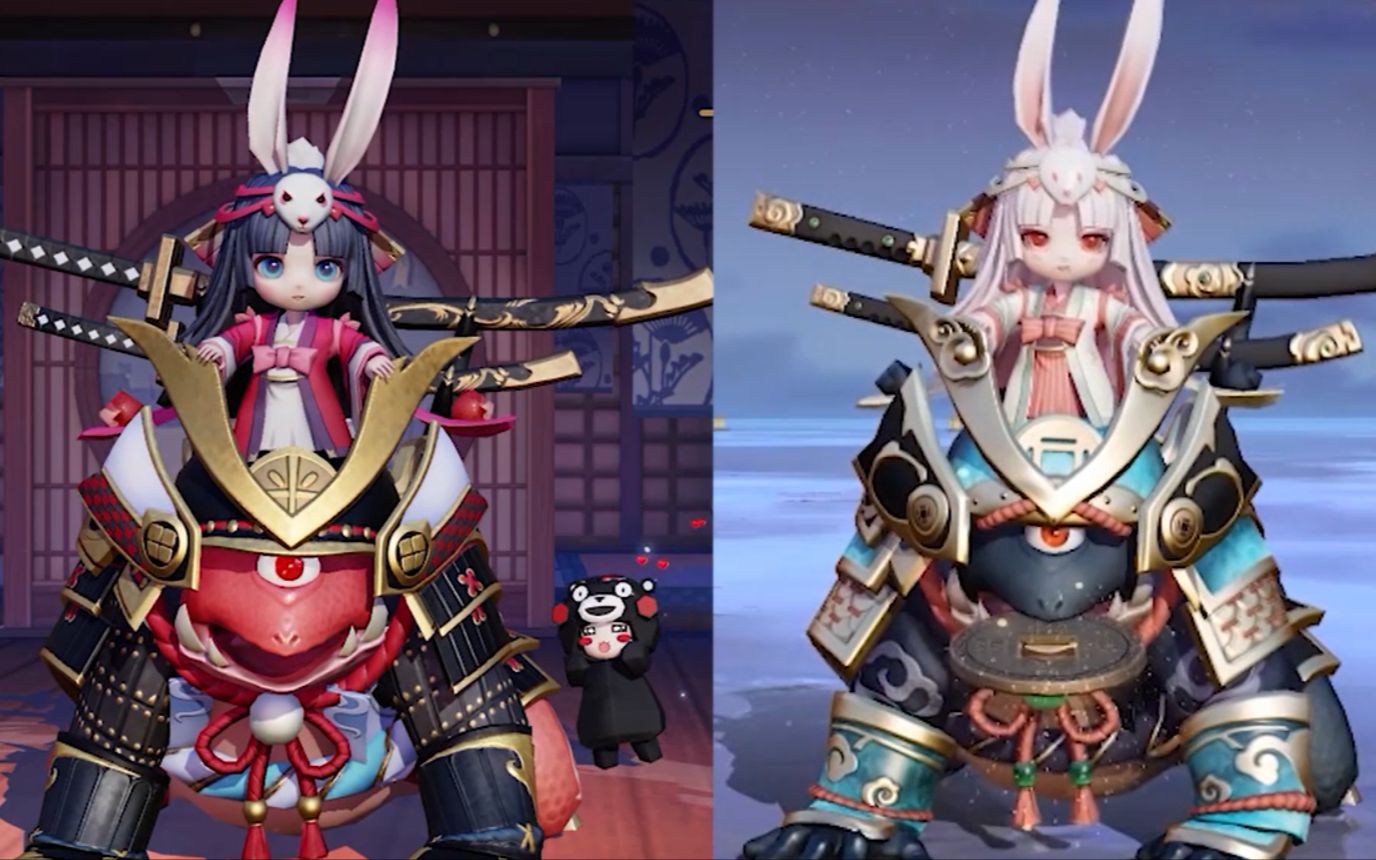 【决战平安京】山兔全新典藏皮肤「平安庆典·月盈」vs「平安庆典
