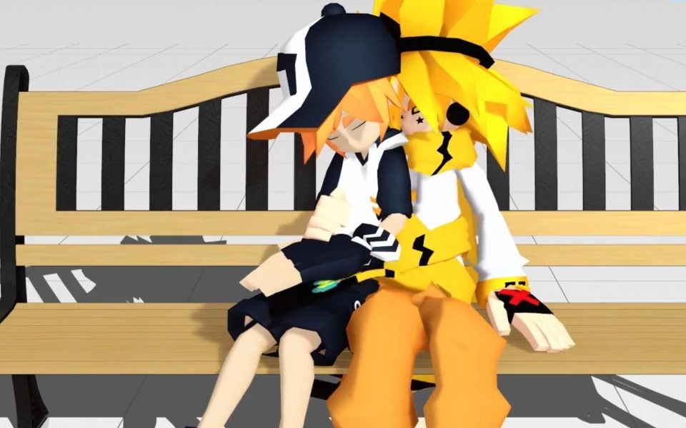 【凹凸世界mmd】今天的嘉嘉终于抱到了金金呢(′#`)【瑞嘉金大三角】.