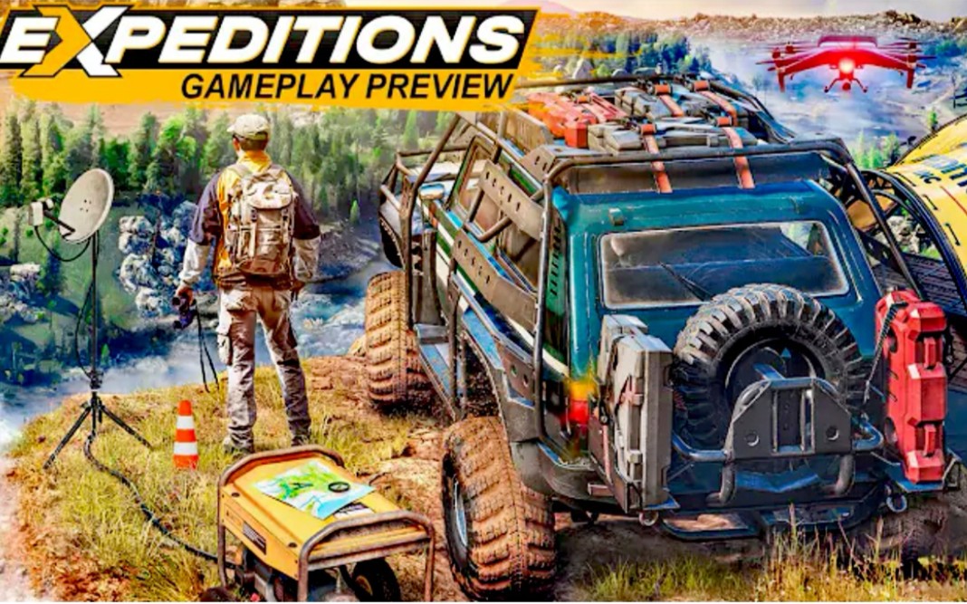 【远征:泥泞奔驰】雪地奔驰全新续作expeditions: a mudrunner game实