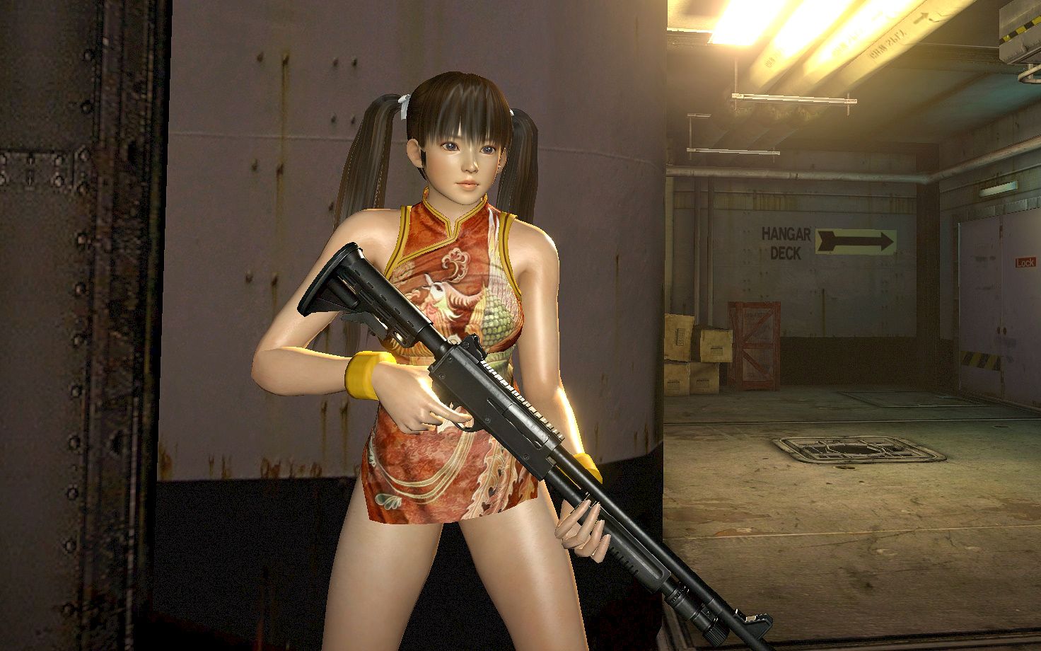 生化危機6 doa5 雷芳 紅旗袍 mod 展示