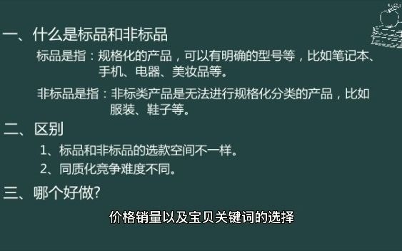 淘宝标品和非标品有什么区别?哪个好做?哔哩哔哩bilibili