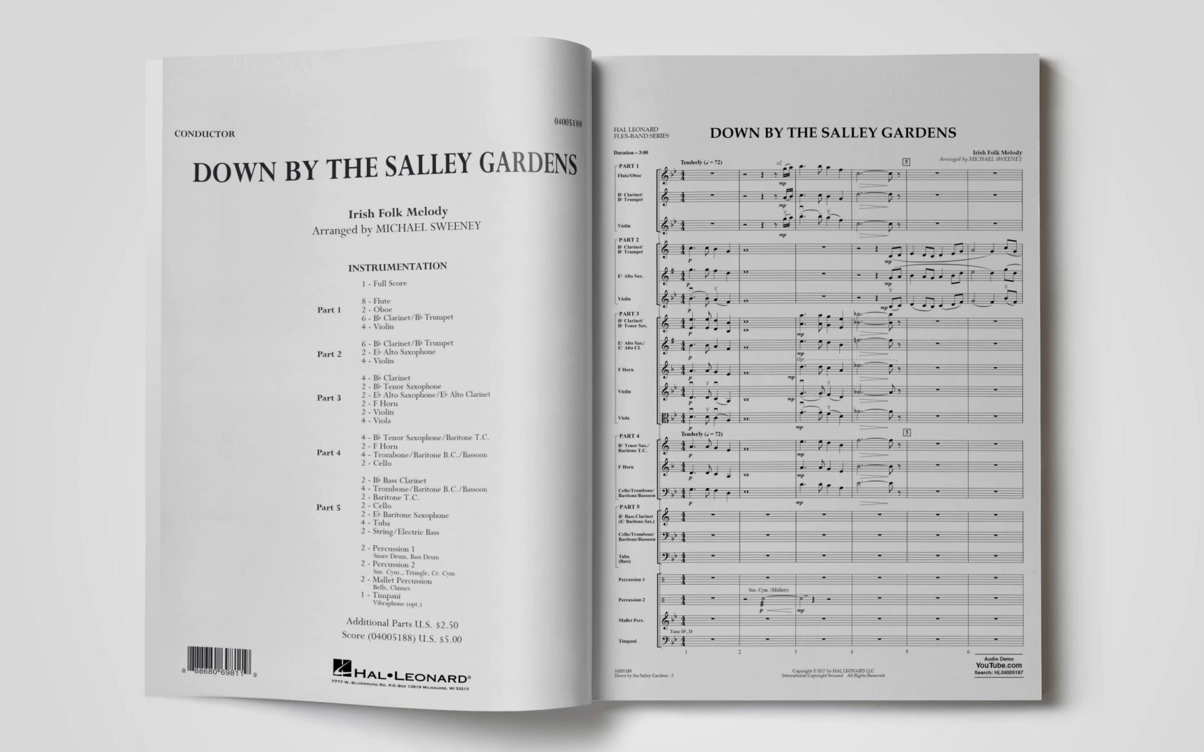 [图]漫步神秘园 Down by the Salley Gardens 灵活编制作品