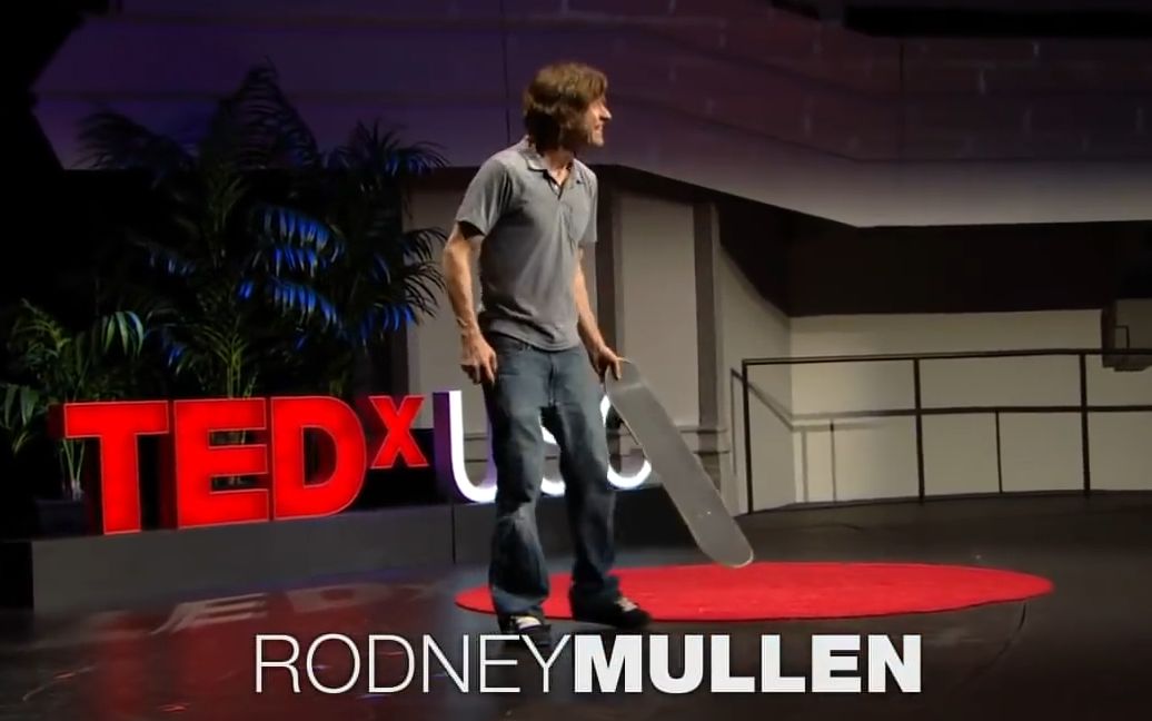 [学术性滑板研究]Rodney Mullen滑板教父教你做人 [TED演讲]做了个OLLIE并开发新招【(熟)瘦肉】哔哩哔哩bilibili