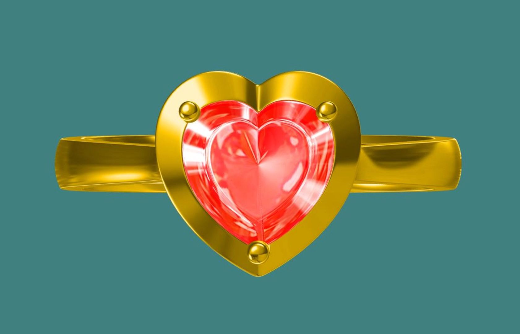 jewelcad珠宝3d设计心型戒指教程