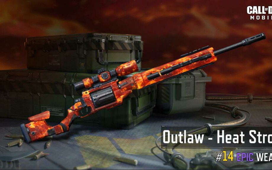 [codm] 全新左轮狙outlaw-heat stroke!