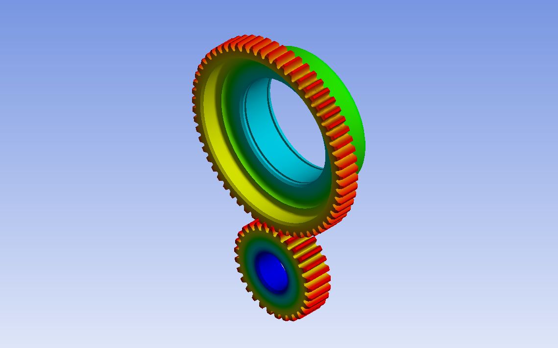 ansys workbench 直齿轮瞬态动力学分析哔哩哔哩bilibili