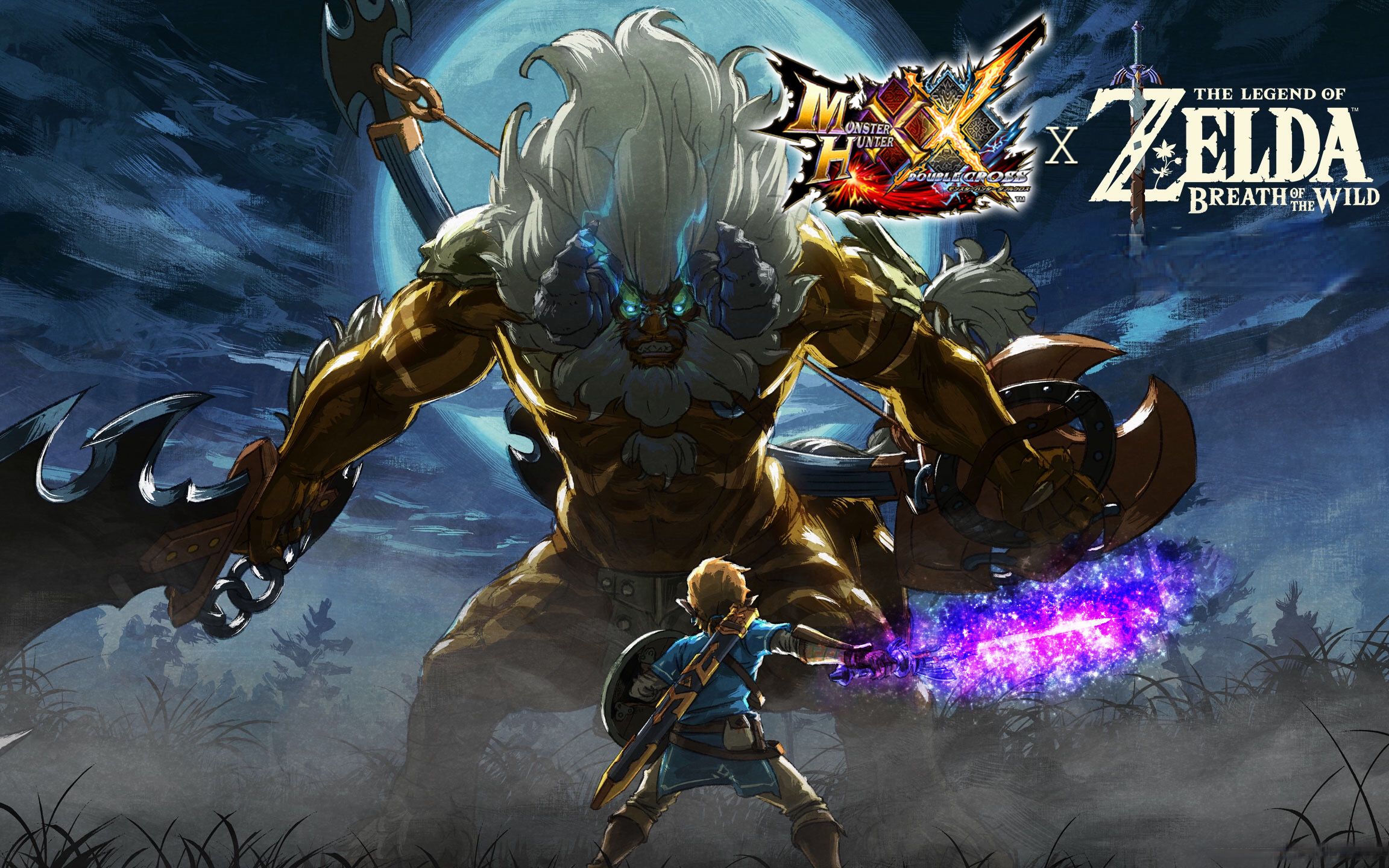 【mhxx/gu】塞尔达传说·荒野之息x怪物猎人xx mad——《混沌大師の剣