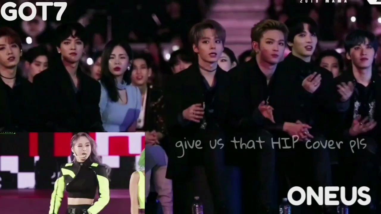 [图]【MAMAMOO】MAMA 2019 Idol对MAMAMOO舞台的反应～GOT7 SWAG~