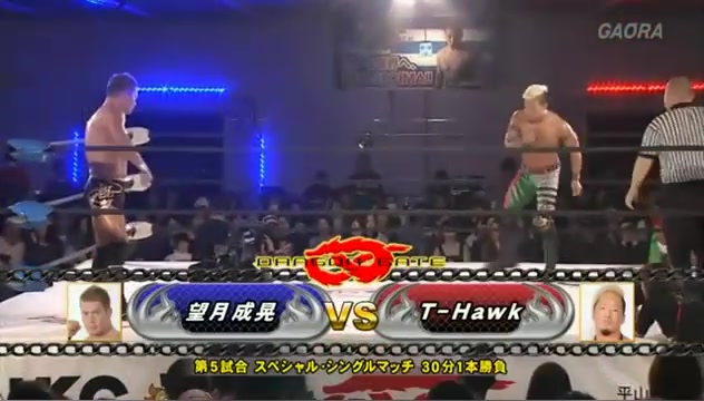 [图]【8.00】望月成晃 vs. T-Hawk Dragon Gate 2014.1.12