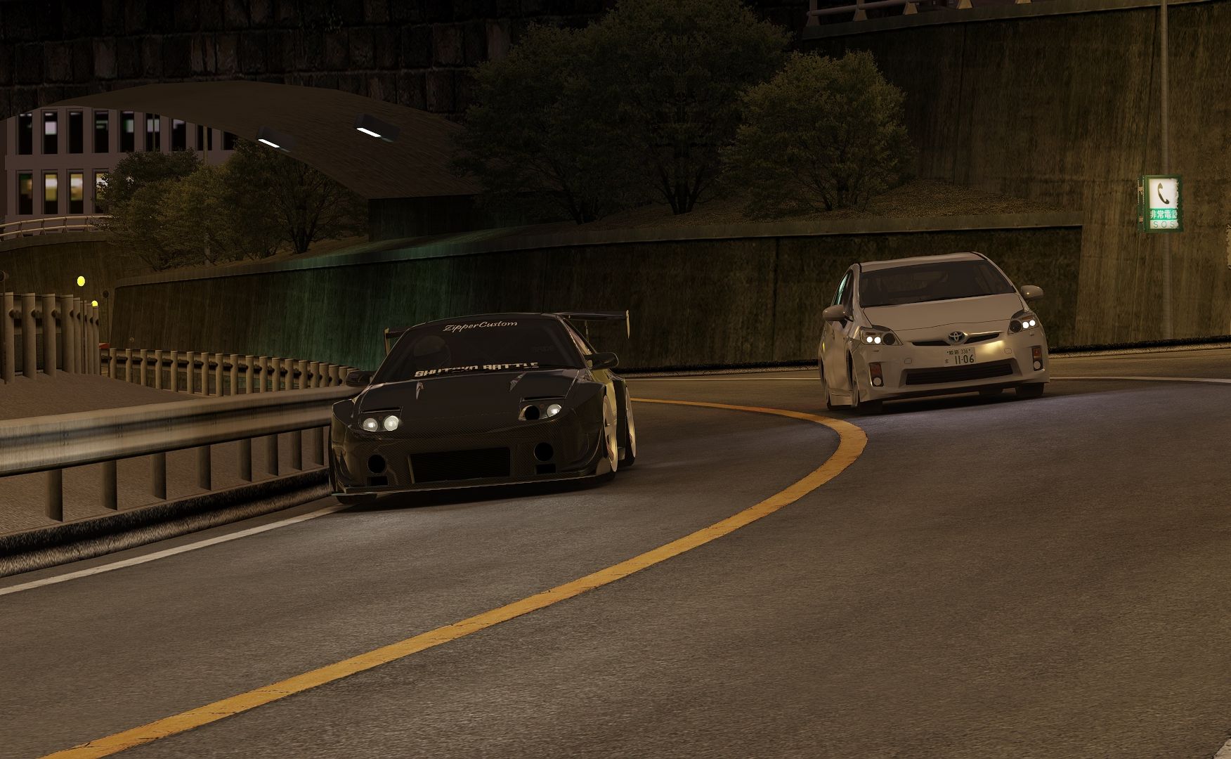 【神力科莎】神力科莎里玩湾岸5dx,路线:新环线左回.