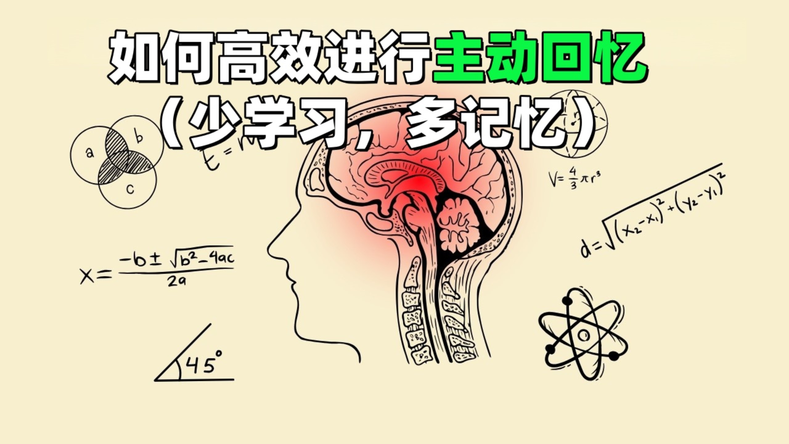 如何高效进行主动回忆（少学习，多记忆）