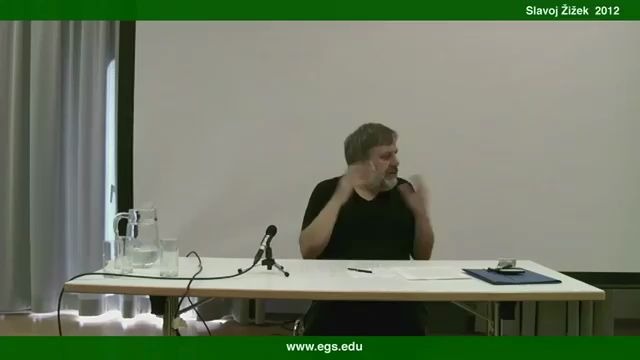 [图]齐泽克：幻见 在拉康学派的真实界中的功能The Function of Fantasy In The Lacanian Real 2012欧洲研究生学院公开课