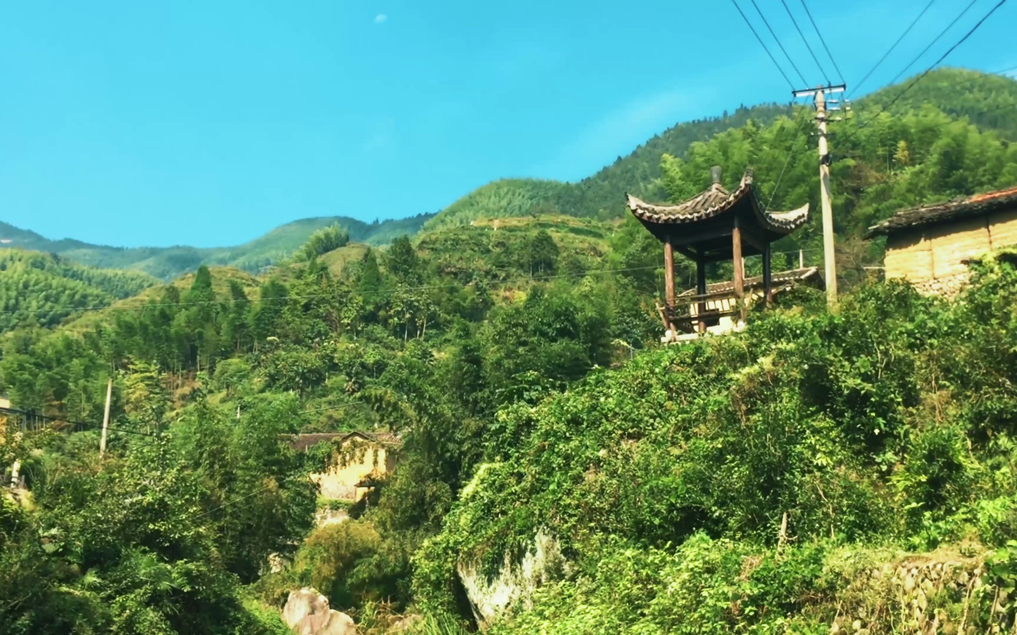 浓情上海松江丽水市云和梯田农耕小镇里蕴藏银矿的白银谷