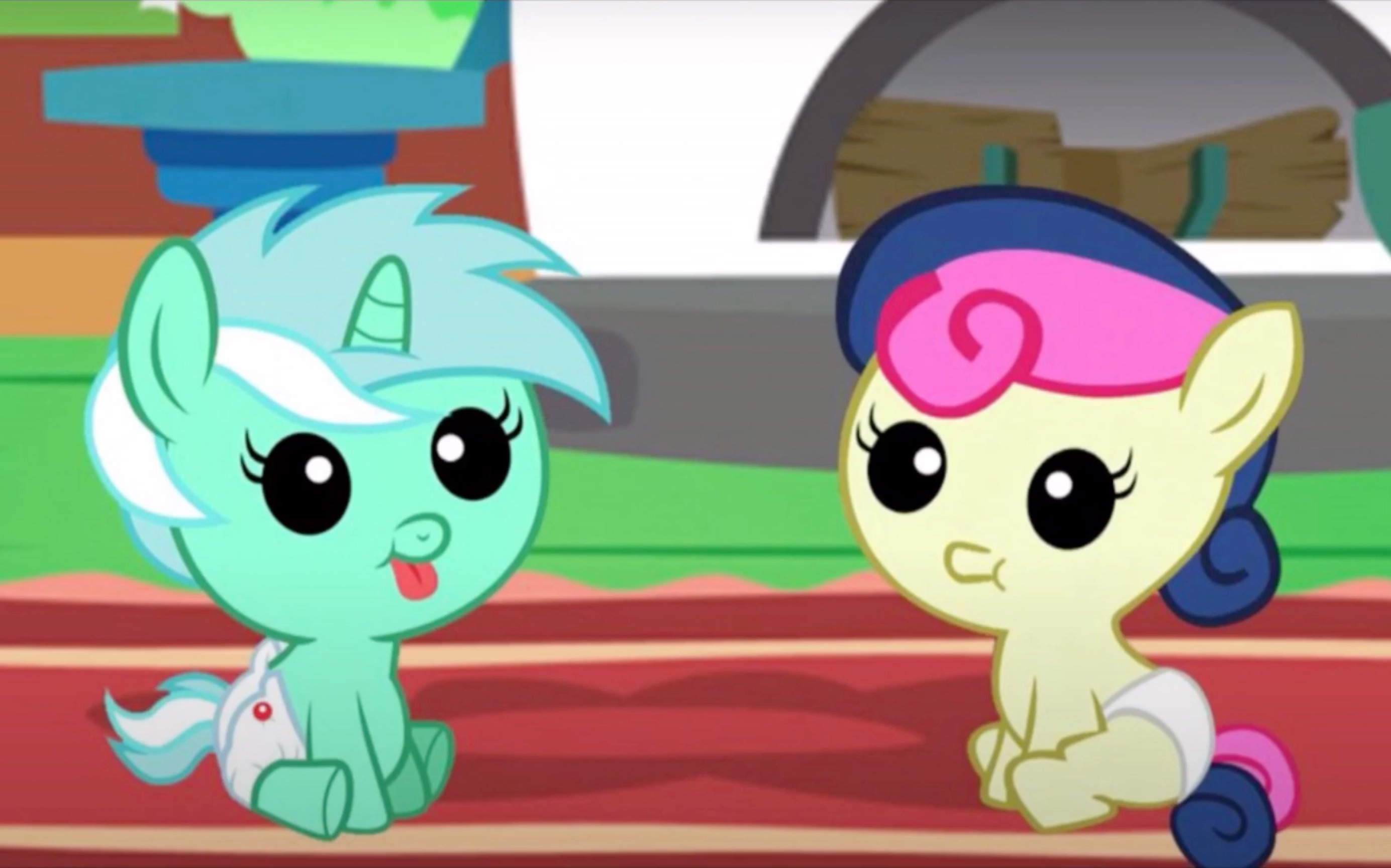 小时候的天琴和糖糖