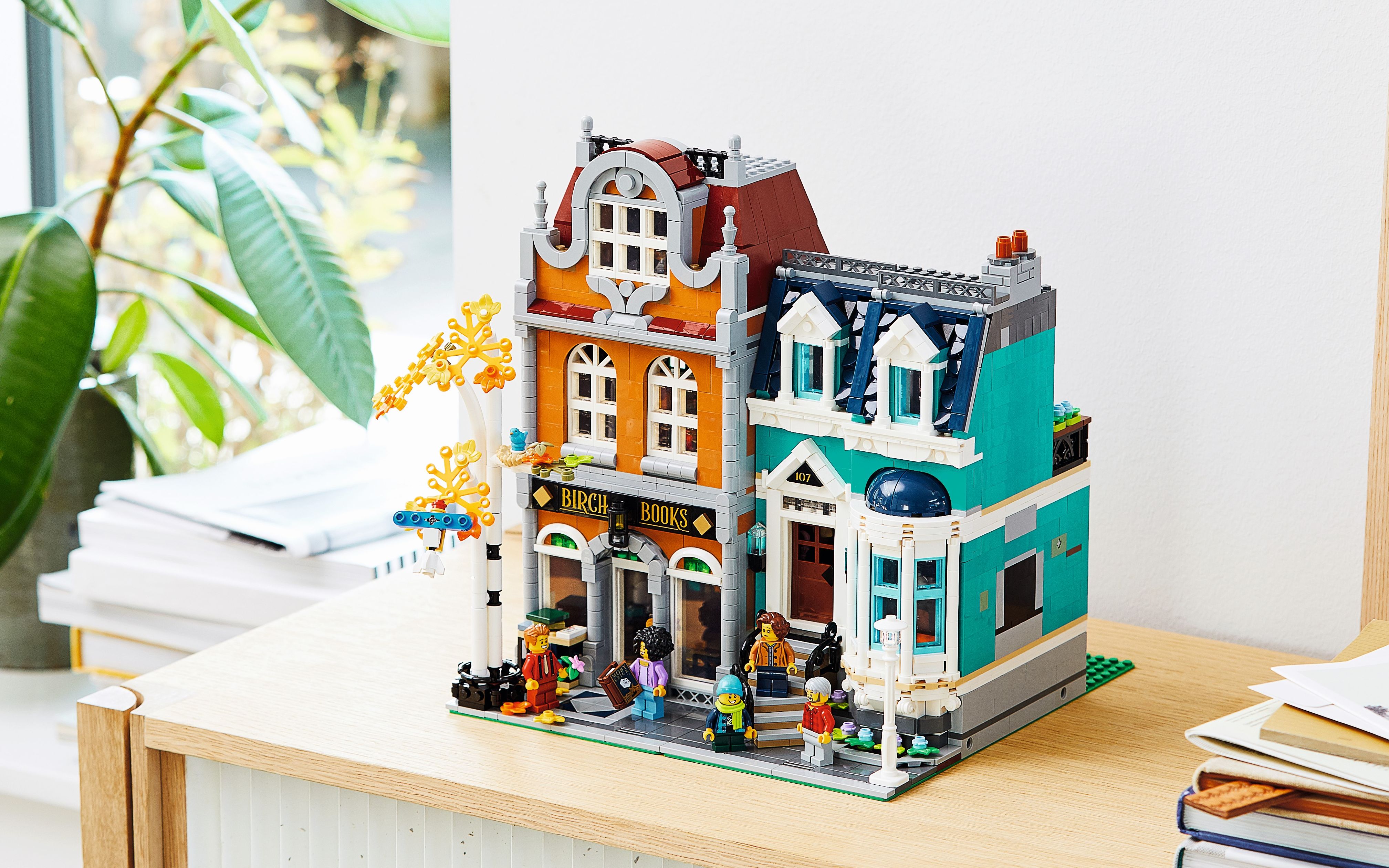 【木头鸭子】乐高2020年街景 10270 书店 设计师视频