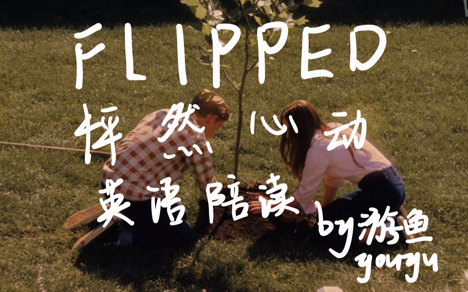 [图]【英语陪读】《FLIPPED》完结合集/上百个视频陪你读完一本英文书