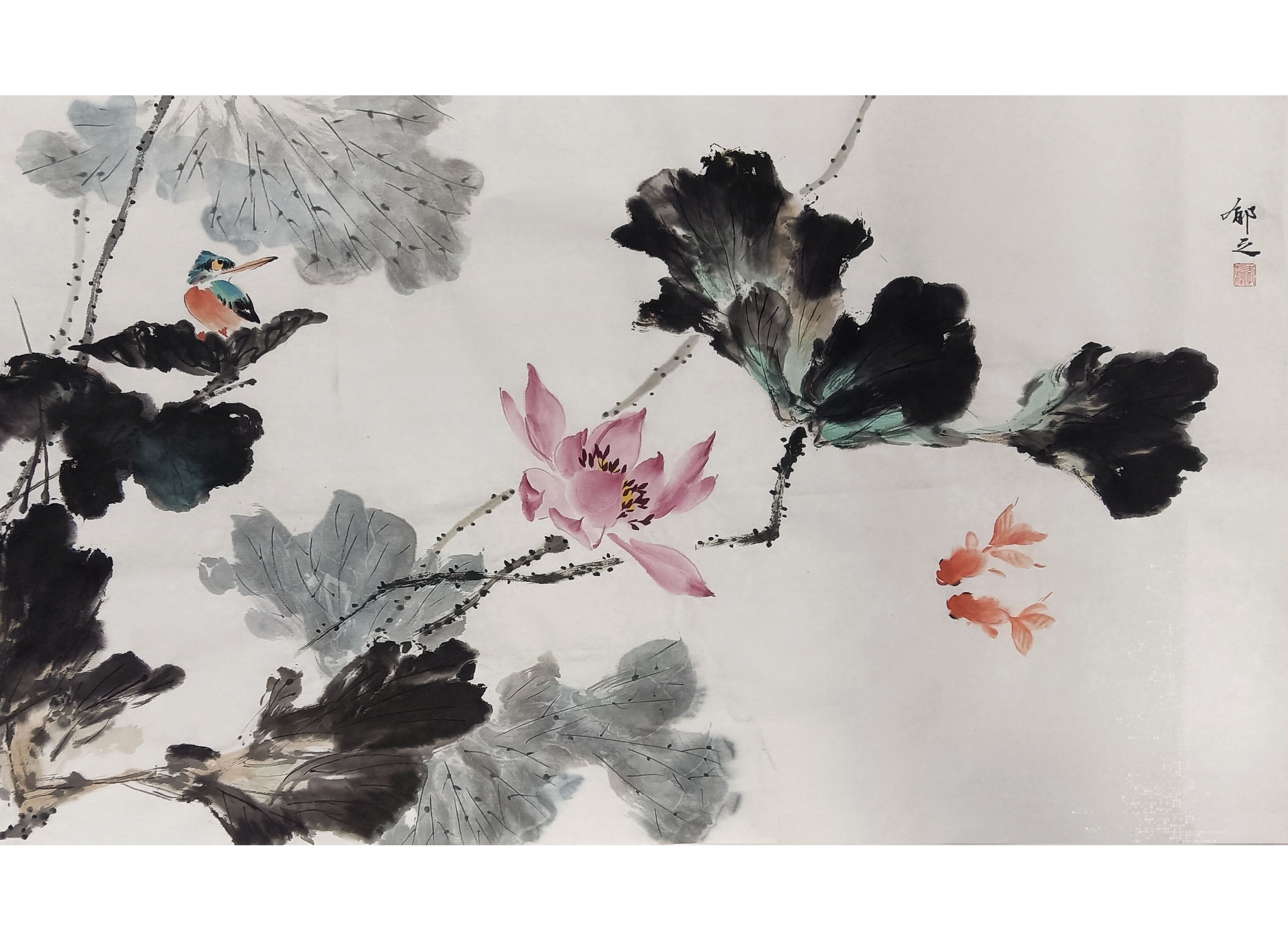 (工房)原速横幅荷花~1