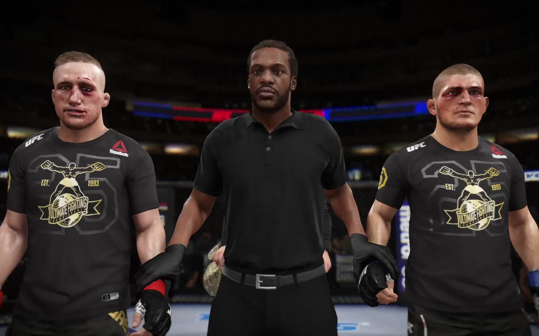 小鹰-卡哈比儿时和熊摔跤的人vs加瑟基ufc3