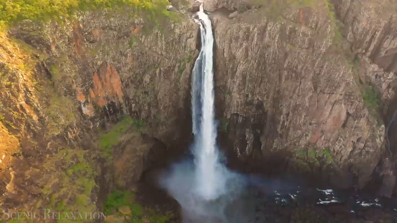 澳大利亚4k-带舒缓音乐的风景