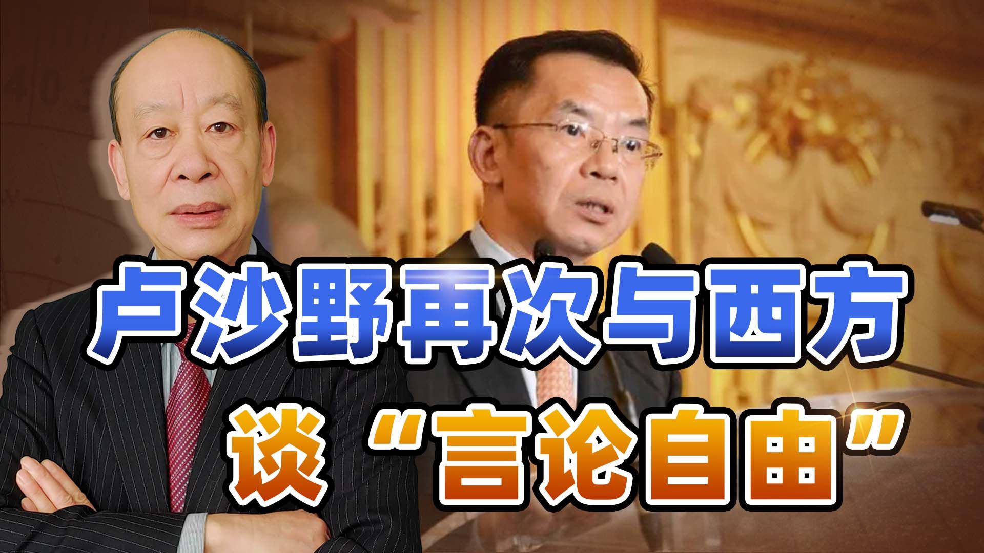 卢沙野与西方谈言论自由,中国外交官风格之变,抽痛谁的神经?哔哩哔哩bilibili