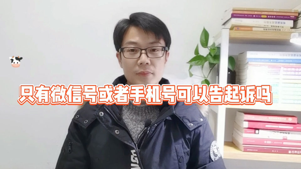 只有微信号或者手机号可以告起诉吗?宁波律师事务所/吴灵辉律师哔哩哔哩bilibili