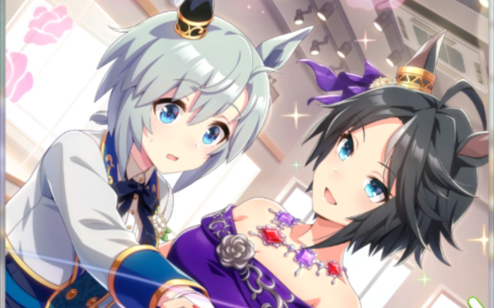 【赛马娘】礼服富士奇石出场动画,g1以下,g1胜利动作