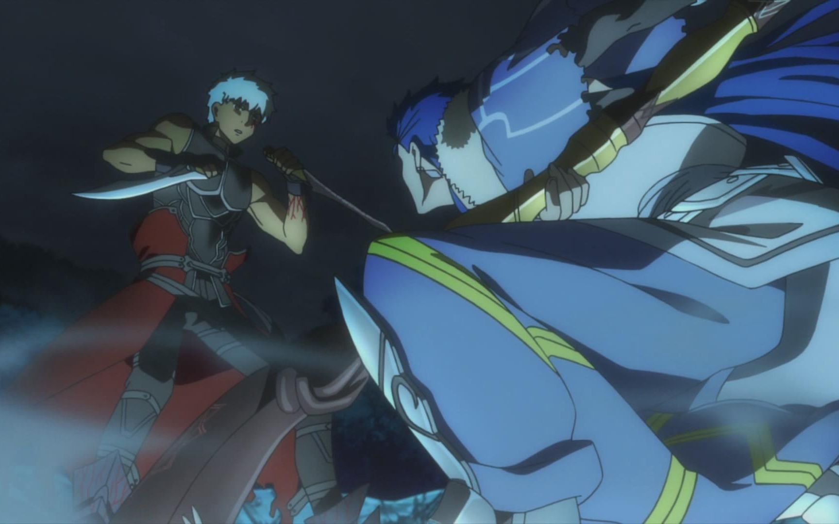 《fate grand order 特异点f 冬木》精彩片段 英灵激战(生肉)