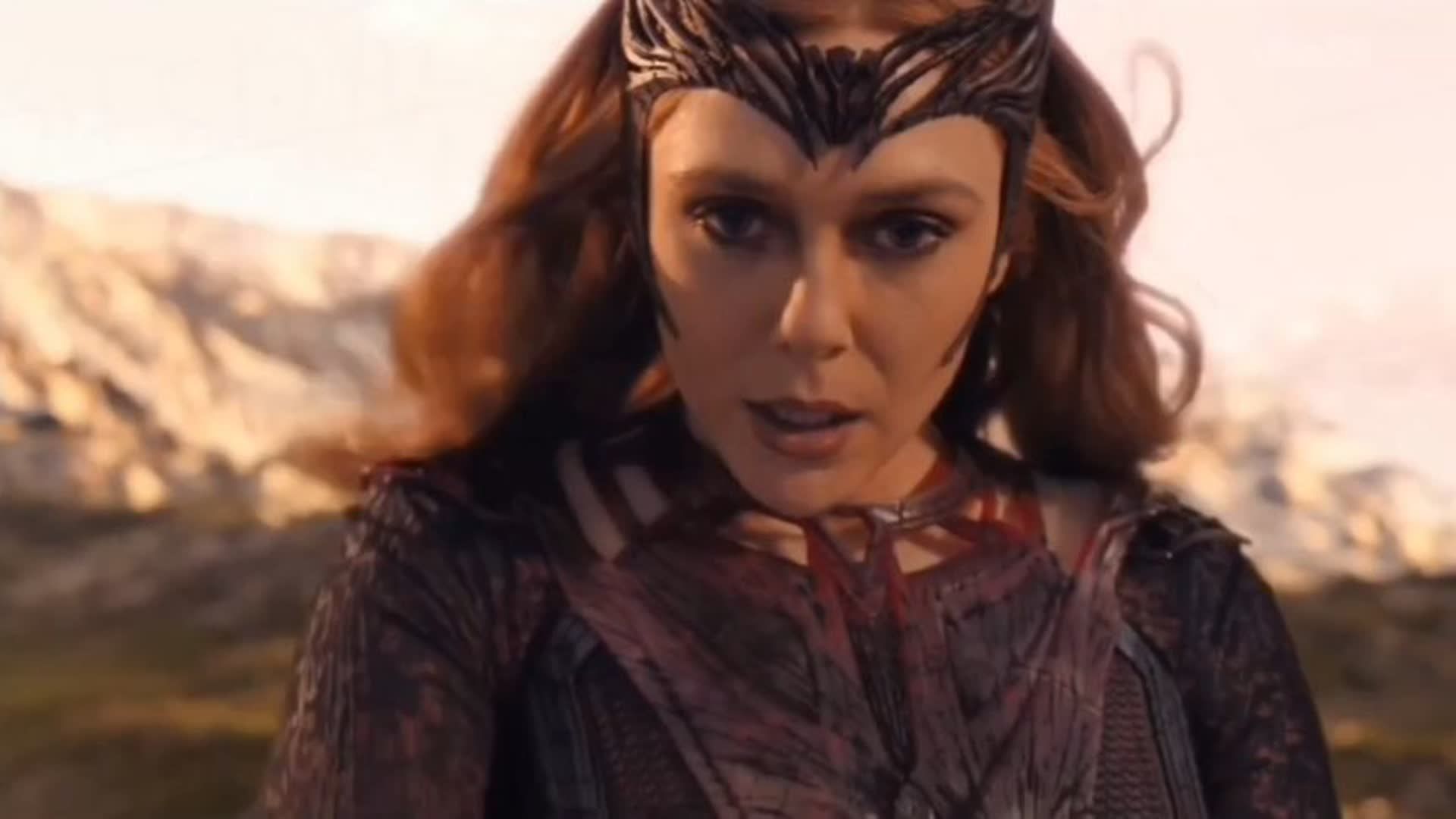 高光时刻的绯红女巫,旺达,无人可挡.团灭光照会,手撕灭霸.