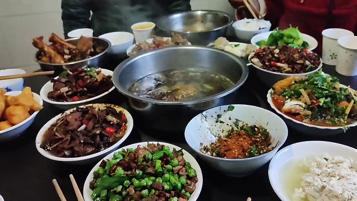 贵州农村年夜饭