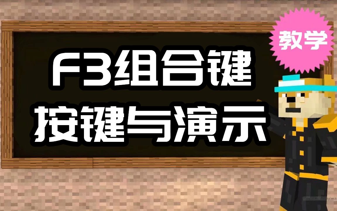 原来F3有那么多的功能我的世界F3组合键【界王小课堂】哔哩哔哩bilibili我的世界