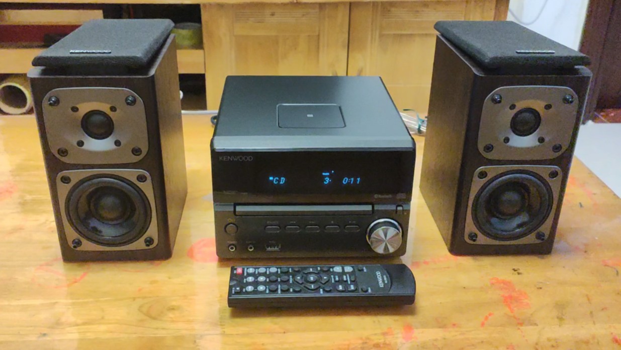 日本KENWOOD建伍XK330桌面小型hifi音响一套,除包装外原装配件齐全,喜欢的私哔哩哔哩bilibili