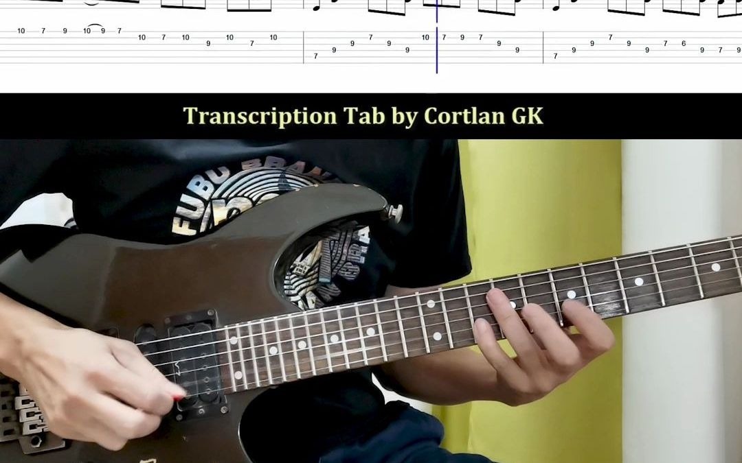 glasgow kiss电吉他solo