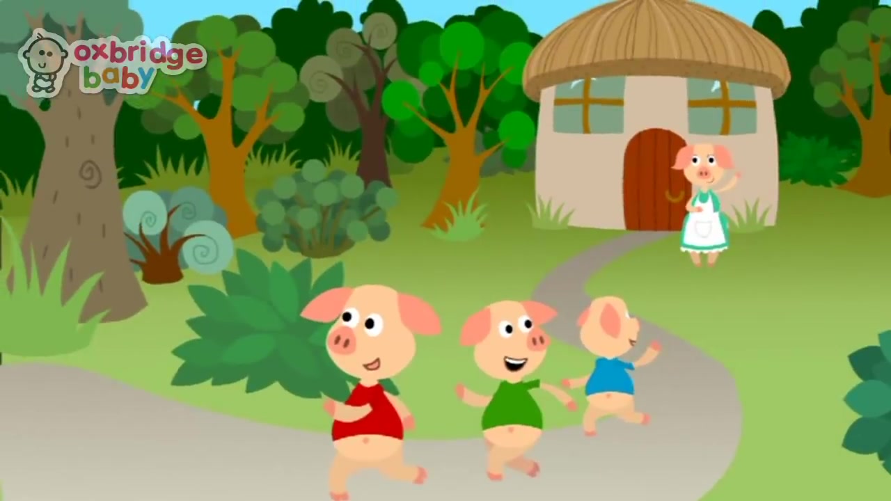 [图]三只小猪The Three Little Pigs（版本1）