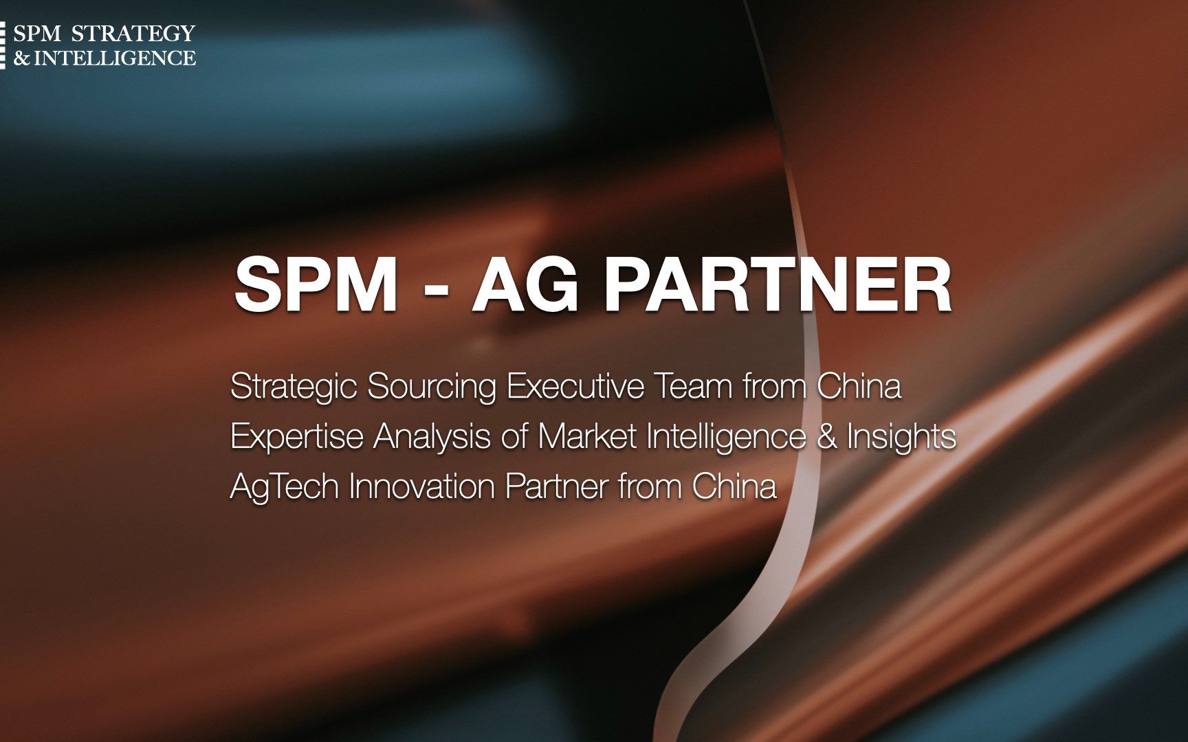 SPM AG PARTNER INTRODUCTION  公司介绍的英文幻灯片展示哔哩哔哩bilibili