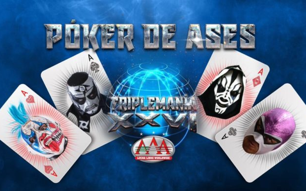 [图]【AAA】四重牢笼败者摘面具 ：El Hijo del Fantasma vs. LA Park vs. Pentagon . vs. Psycho Clown