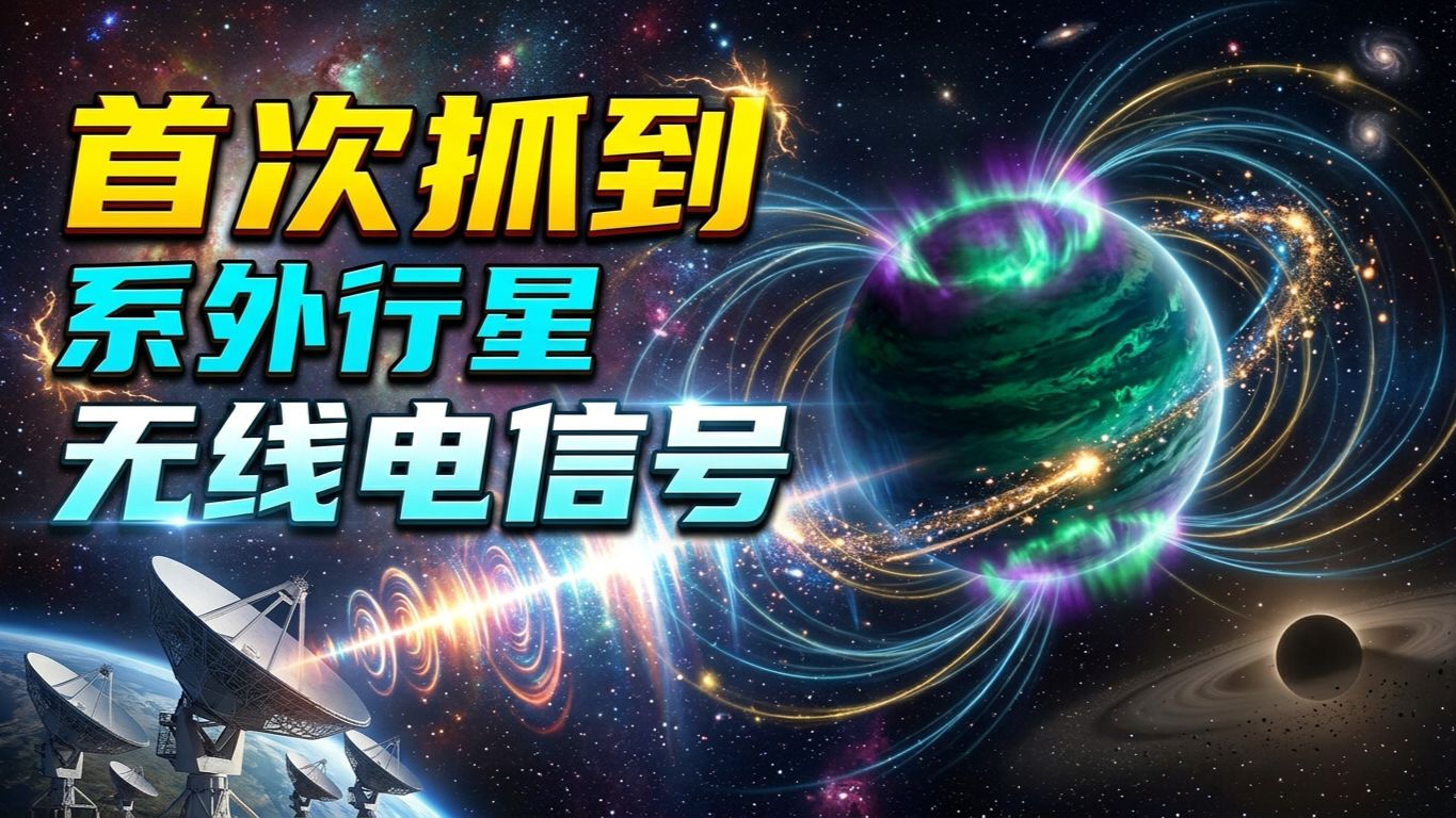人类首次抓到系外行星无线电信号！