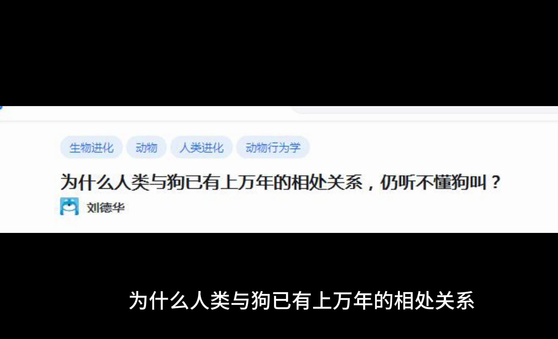 为什么人类与狗已有上万年的相处关系,仍听不懂狗叫?哔哩哔哩bilibili