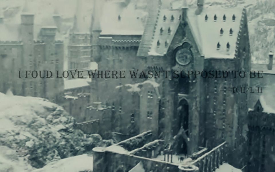 [图]【德哈/Drarry/HP】I found love where wasn't supposed to be.